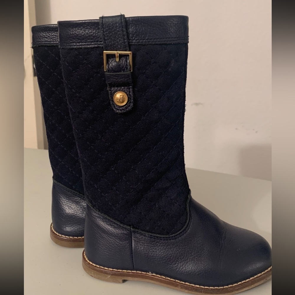 JANIE AND JACK girl navy blue boots